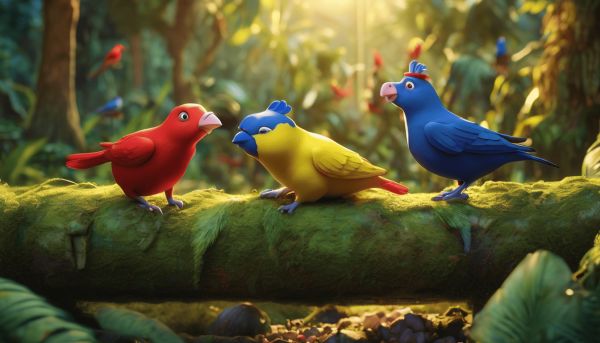 Une trêve surprenante entre oiseaux et cochons dans angry birds